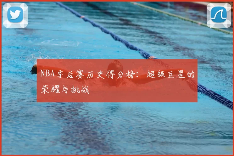 NBA季后赛历史得分榜:超级巨星的荣耀与挑战